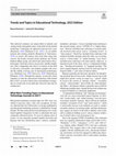 Research paper thumbnail of Trends and Topics in Educational Technology, 2022 Edition