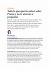 Research paper thumbnail of Todo lo que querías saber sobre Proust y no te atrevías a preguntar