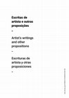 Research paper thumbnail of Escritas de artista e outras proposições _Exposição