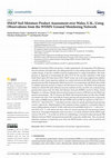 Research paper thumbnail of SMAP Soil Moisture Product Assessment over Wales, U.K., Using Observations from the WSMN Ground Monitoring Network