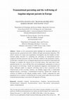 Research paper thumbnail of Transnational parenting and the well-being of Angolan migrant parents in Europe