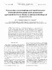 Research paper thumbnail of Nanomolar concentrations and rapid turnover of dissolved free amino acids in seawater: agreement between chemical and microbiological measurements