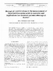 Research paper thumbnail of Biological considerations in the measurement of dissolved free amino acids in seawater and implications for chemical and microbiological studies