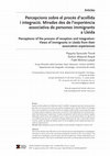 Research paper thumbnail of Percepcions sobre el procés d’acollida i integració. Mirades des de l’experiència associativa de persones immigrants a Lleida