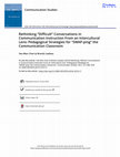 Research paper thumbnail of Rethinking “Difficult” Conversations in Communication Instruction From an Intercultural Lens: Pedagogical Strategies for “SWAP-ping” the Communication Classroom