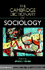 Research paper thumbnail of The Cambridge dictionary of sociology