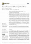 Research paper thumbnail of What the Neuroscience and Psychology of Magic Reveal about Misinformation