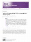 Research paper thumbnail of The use of the textbook in the Language without Borders - English Program