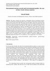 Research paper thumbnail of International tourism, growth and environmental quality: the case of three North African countries