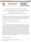 Research paper thumbnail of Teachers’ Perceptions Related to Levels of ICT Implementation