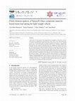 Research paper thumbnail of Finite element analysis of Epoxy/E-Glass composite material based mono leaf spring for light weight vehicle