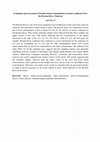 Research paper thumbnail of Evaluation and assessment of baseline metal contamination in surface sediments from the Bernam River, Malaysia