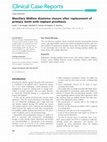 Research paper thumbnail of Maxillary Midline diastema closure after replacement of primary teeth with implant prosthesis