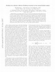 Research paper thumbnail of Evidence for Coherent Collective Rydberg Excitation in the Strong Blockade Regime