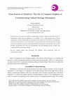 Research paper thumbnail of From Sources to Narratives: The role of Computer Graphics in Communicating Cultural Heritage Information