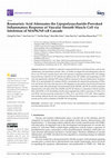 Research paper thumbnail of Rosmarinic Acid Attenuates the Lipopolysaccharide-Provoked Inflammatory Response of Vascular Smooth Muscle Cell via Inhibition of MAPK/NF-κB Cascade