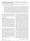 Research paper thumbnail of Susceptibility to Depression Expressed as Alterations in Cortisol Day Curve: A Cross-Twin, Cross-Trait Study