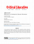 Research paper thumbnail of Afterword: Reflections on Contemporary Educator Movements (in special series: Contemporary Educator Movements: Transforming Unions, Schools and Society in North America)