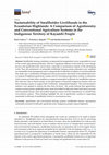 Research paper thumbnail of Sustainability of Smallholder Livelihoods in the Ecuadorian Highlands: A Comparison of Agroforestry and Conventional Agriculture Systems in the Indigenous Territory of Kayambi People