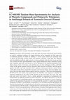 Research paper thumbnail of LC-MS/MS Tandem Mass Spectrometry for Analysis of Phenolic Compounds and Pentacyclic Triterpenes in Antifungal Extracts of Terminalia brownii (Fresen)