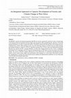 Research paper thumbnail of An Integrated Approach to Capacity Development in Forestry and Climate Change in West Africa