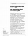 Research paper thumbnail of Classification of paroxysmal events and the four-dimensional epilepsy classification system