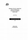 Research paper thumbnail of Productivity Growth and Australian Manufacturing Industry