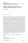 Research paper thumbnail of Defusion of labor disputes in China: collective negotiations, mediation, arbitration, and the courts