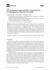 Research paper thumbnail of The Vietnamese Legal and Policy Framework for Co-Management in Special-Use Forests