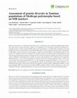 Research paper thumbnail of Assessment of genetic diversity in Tunisian populations of Medicago polymorpha based on SSR markers