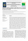 Research paper thumbnail of Comparative analysis of responses to field salinity stress in contrasting soybean accessions highlights NaCl exclusion in leaves as a key mechanism for salinity stress tolerance