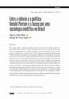 Research paper thumbnail of Entre a ciência e a política: Donald Pierson e a busca por uma sociologia científica no Brasil