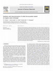 Research paper thumbnail of Synthesis and characterization of cobalt ferrocyanides loaded on organic anion exchanger