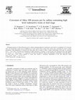 Research paper thumbnail of Corrosion of Alloy 690 process pot by sulfate containing high level radioactive waste at feed stage