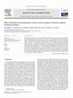 Research paper thumbnail of Effect of fluoride ion incorporation on the structural aspects of barium–sodium borosilicate glasses