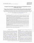 Research paper thumbnail of A footprint of past climate change on the diversity and population structure of Miscanthus sinensis