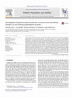 Research paper thumbnail of Investigation of plasma-induced thermal, structural and wettability changes on low density polyethylene powder