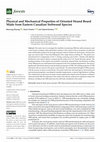 Research paper thumbnail of Physical and Mechanical Properties of Oriented Strand Board Made from Eastern Canadian Softwood Species