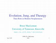 Research paper thumbnail of Evolution , Jung , and Theurgy Their Role in Modern