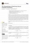 Research paper thumbnail of On a Parametrization of Partial-Sums Discrete Probability Distributions