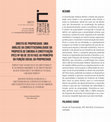 Research paper thumbnail of DIREITO DE PROPRIEDADE: UMA ANÁLISE DA CONSTITUCIONALIDADE DA PROPOSTA DE EMENDA À CONSTITUIÇÃO (PEC) Nº 80 DE 2019 FACE AO PRINCÍPIO DA FUNÇÃO SOCIAL DA PROPRIEDADE