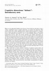 Research paper thumbnail of Cognitive distortions “debate”: Introductory note