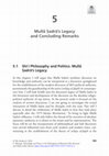 Research paper thumbnail of Mullā Ṣadrā’s Legacy and Concluding Remarks