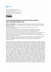 Research paper thumbnail of A hotter-drought fingerprint on Earth’s forest mortality sites–warming accelerates risks