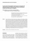 Research paper thumbnail of Current state of populations and resource assessment of Alchemilla species in Western Stara Planina and Western Sredna Gora Mountains in Bulgaria