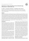 Research paper thumbnail of Cultivation of high antioxidant activity Alchemilla spp. (Rosaceae) for sustainable use