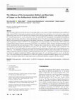 Research paper thumbnail of The Influence of the Incorporation Method and Mass Ratio of Copper on the Antibacterial Activity of MCM-41