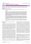 Research paper thumbnail of Removal and Analysis of Mercury (II) From Aqueous Solution by Ionic Liquids