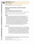 Research paper thumbnail of Synthesis and characterization of quantum dot–polymer composites