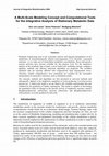 Research paper thumbnail of A Multi-Scale Modeling Concept and Computational Tools for the Integrative Analysis of Stationary Metabolic Data